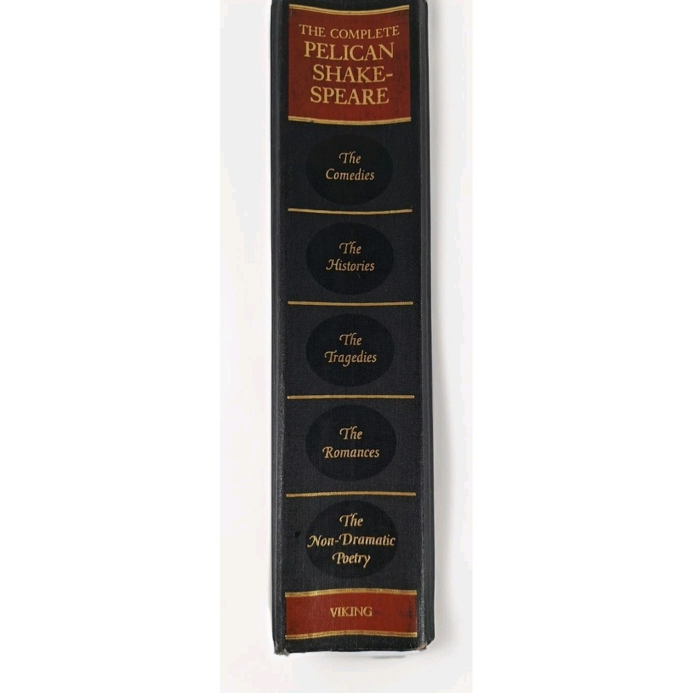 The Complete Pelican Shakespeare Viking Hardcover Comedies Tragedies Poetry